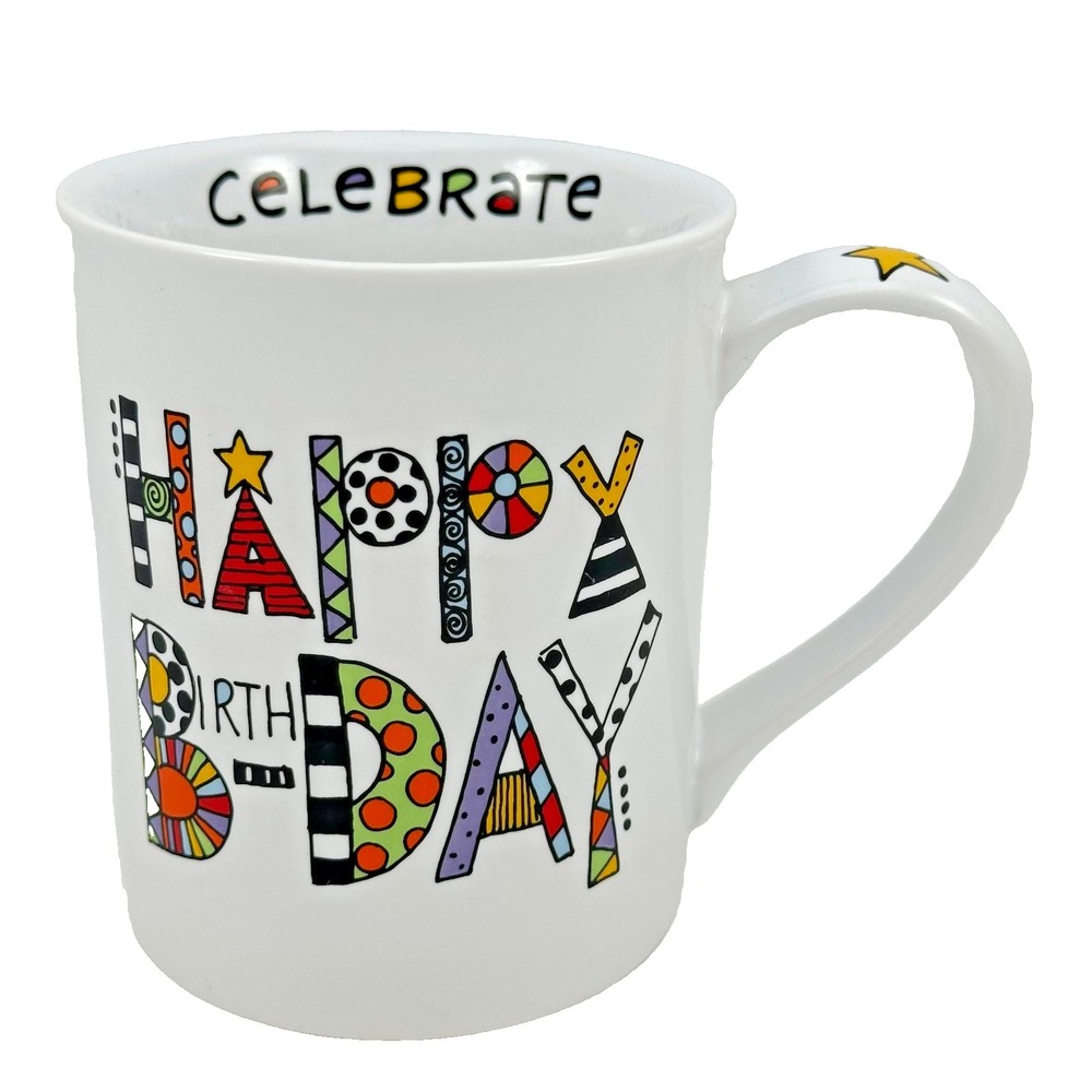 Happy Birthday Coffee Mug Cup "I'm an Adult-Make it Stop" Our Name is Mud Veasey
